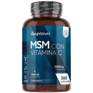 Suplemento MSM con Vitamina C