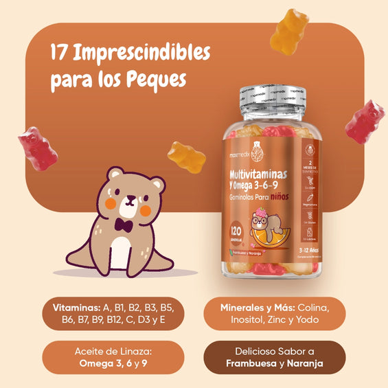 Ingredientes de las gominolas multivitaminas