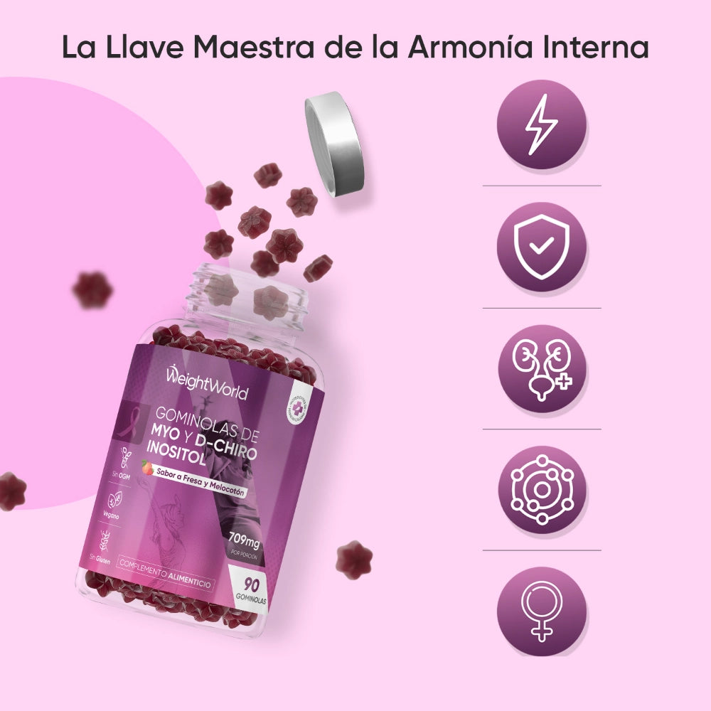 Beneficios del myo y d-chiro inositol