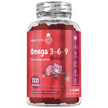 Suplemento Omega 3, 6 y 9 para niños en gominolas