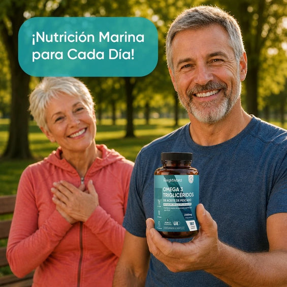 Complemento alimenticio Omega 3 triglicéridos