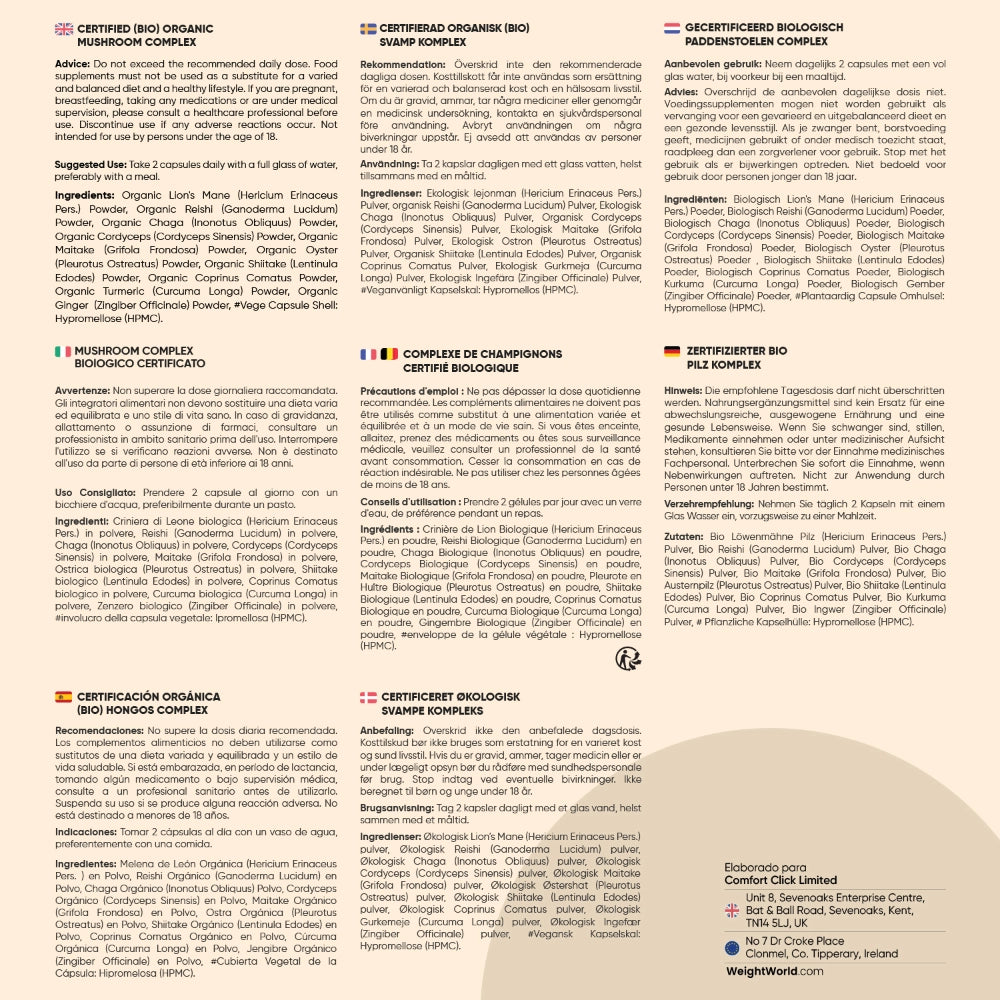 Recomendaciones Hongos Complex