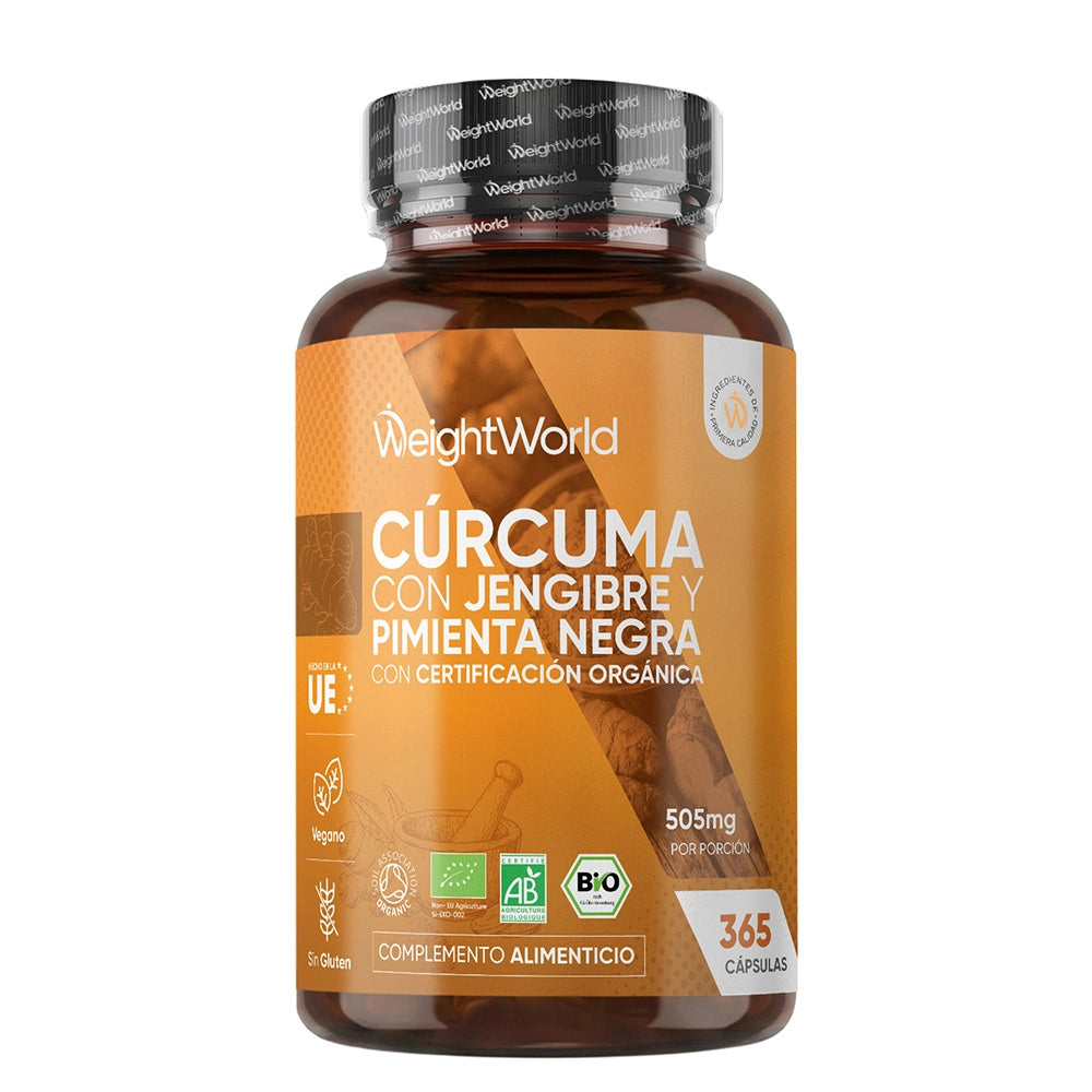 Cápsulas de Cúrcuma Orgánica
