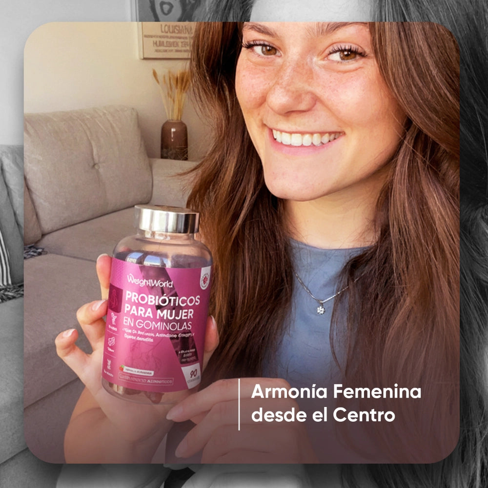 Suplemento Gominolas probióticas para mujeres