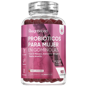 Suplemento Probióticos para mujer en gominolas