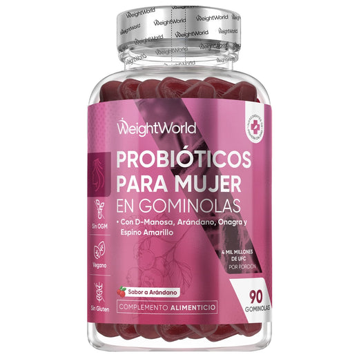 Suplemento Probióticos para mujer en gominolas