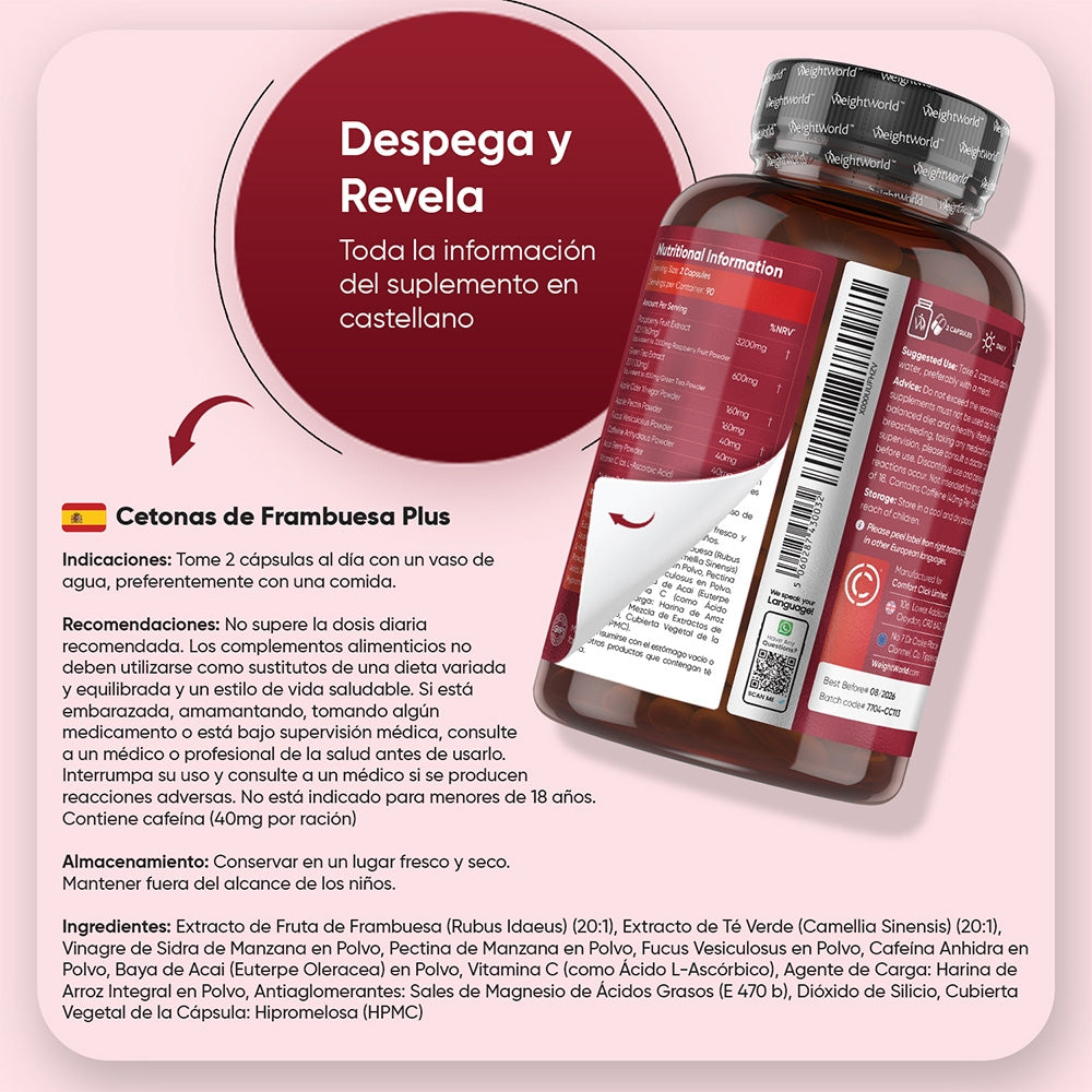 Cómo tomar el suplemento de cetonas de frambuesas plus