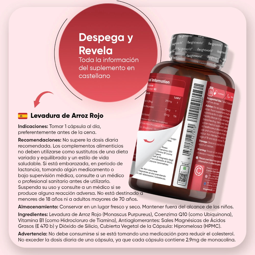 Cómo tomar Levadura de Arroz Rojo