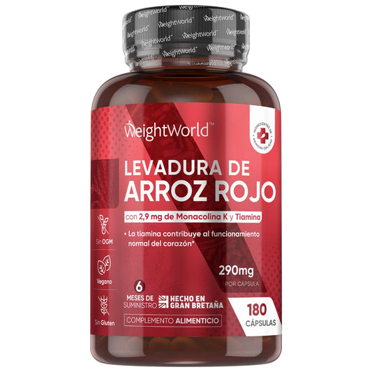 Levadura de arroz rojo con CoQ10 y B1