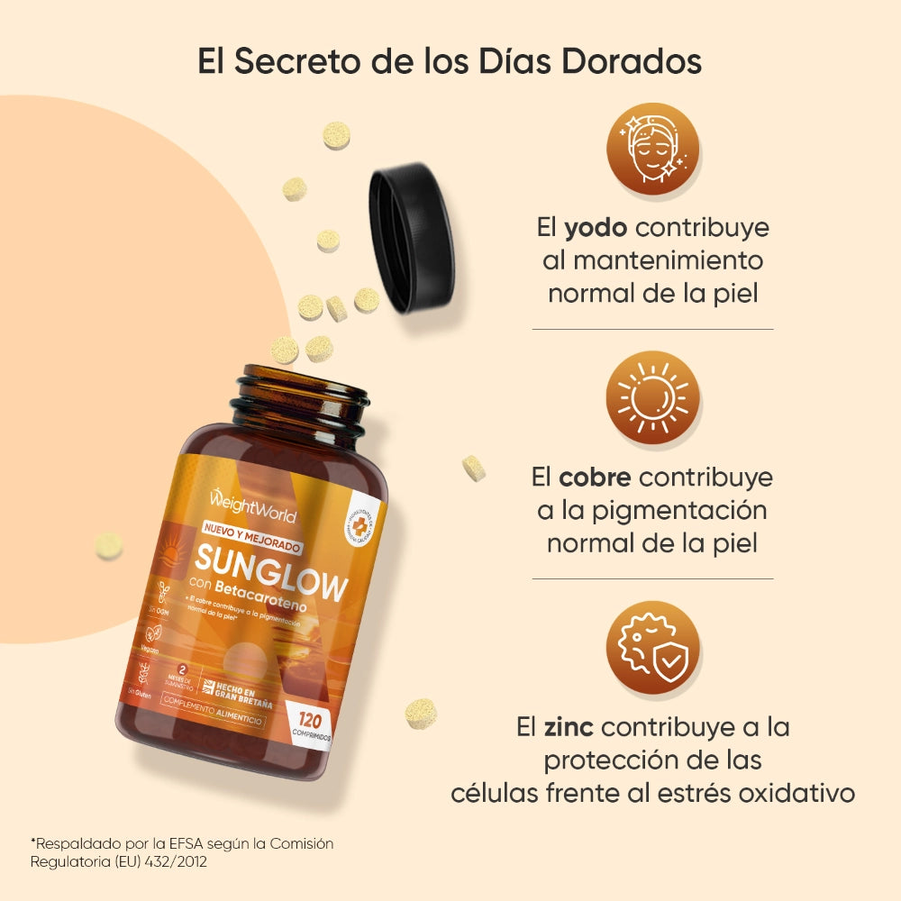 Sunglow en comprimidos