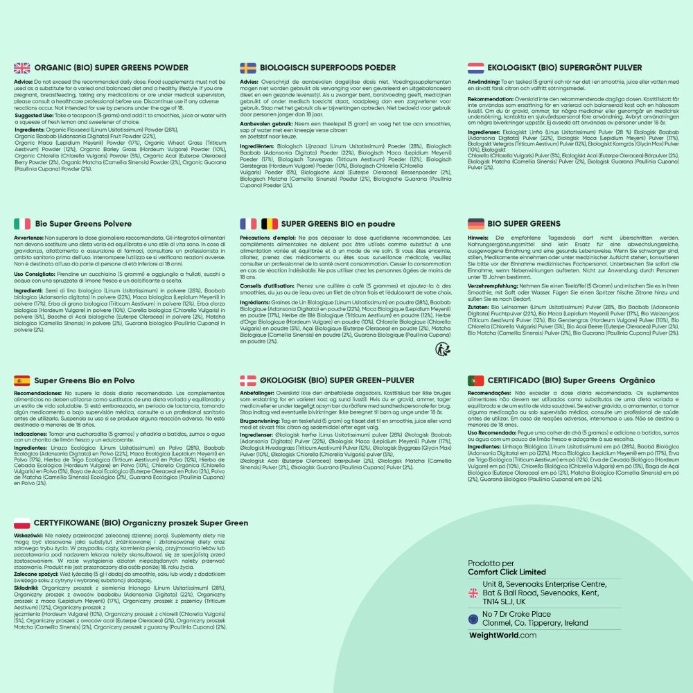 Cómo tomar Super greens en polvo