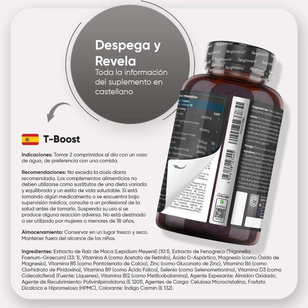 Recomendaciones de uso de este suplemento con maca andina