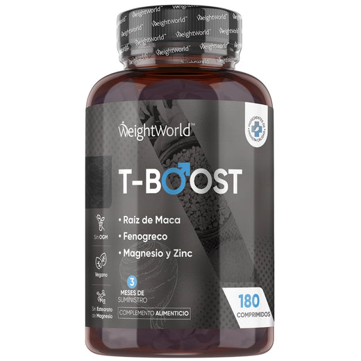 Suplemento T-Boost con maca andina