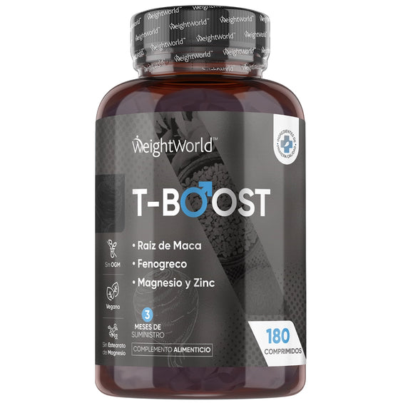 Suplemento T-Boost con maca andina