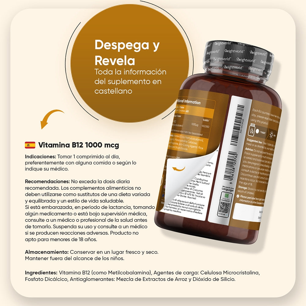 Cómo tomar los comprimidos de B12