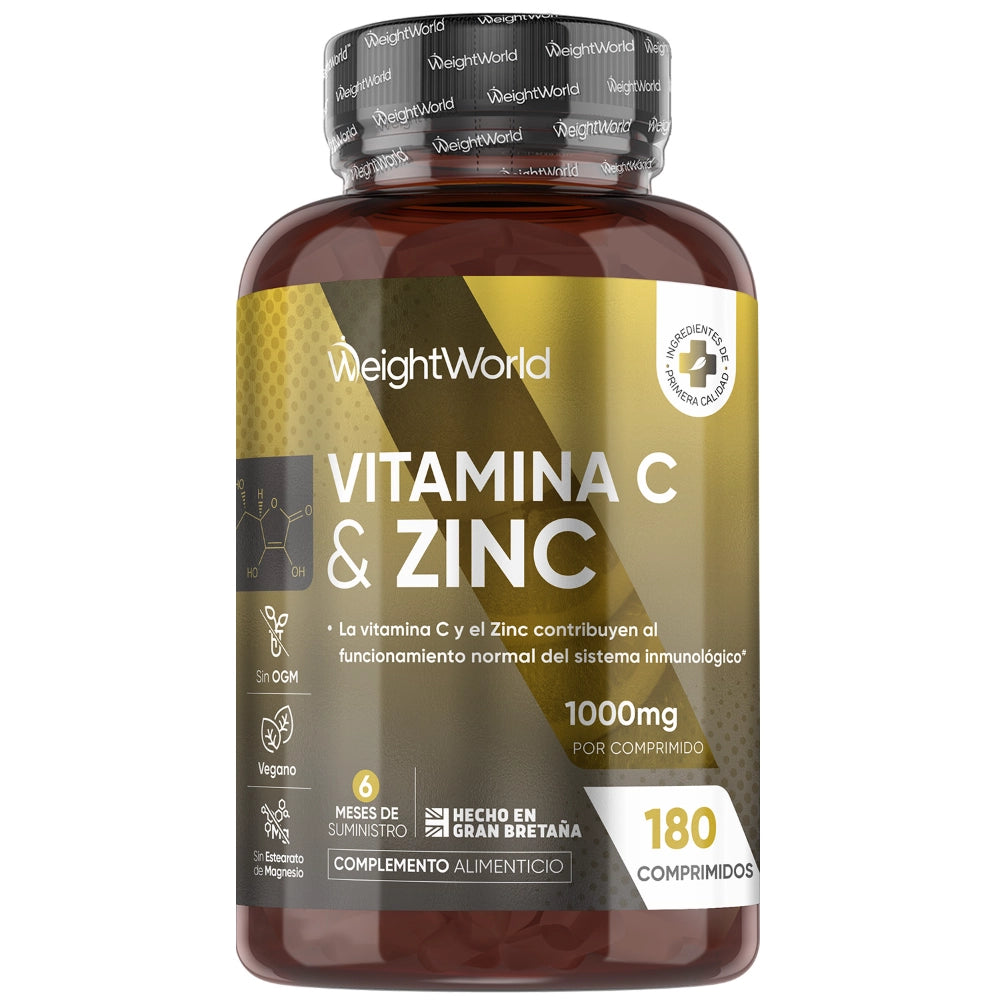 Suplemento de vitamina C y Zinc