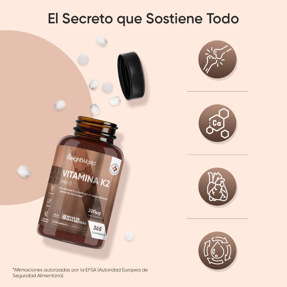 Vitamina K2 alta potencia