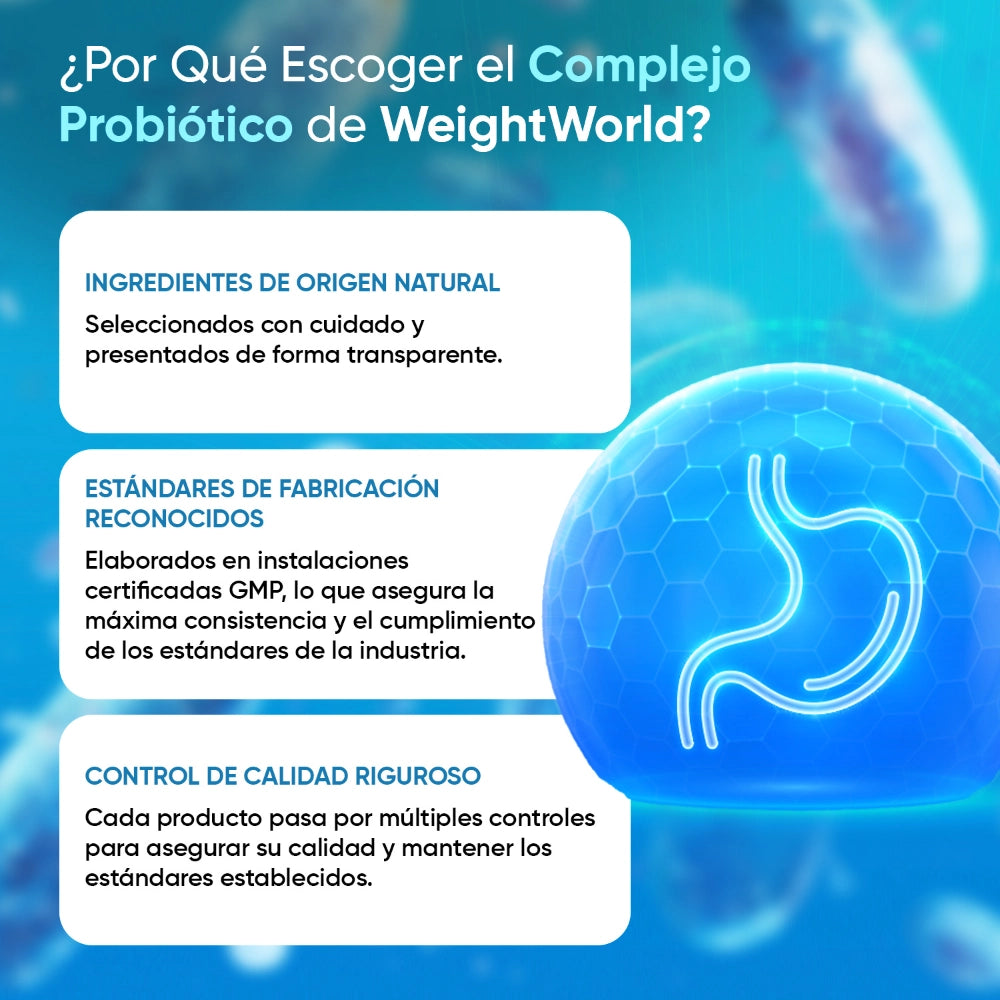 Indicaciones para tomar las cápsulas de probióticos