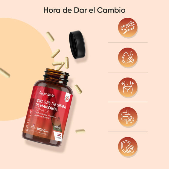 Beneficios del vinagre de sidra de manzana