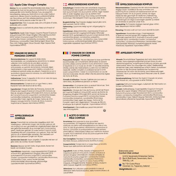 Recomendaciones para el uso del suplemento de vinagre de manzana
