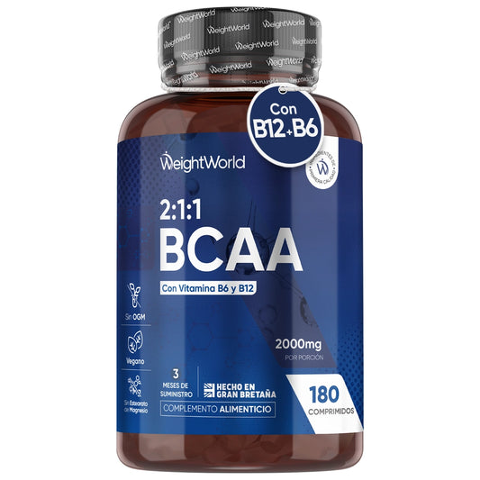 BCAA con vitamina B6 y B12