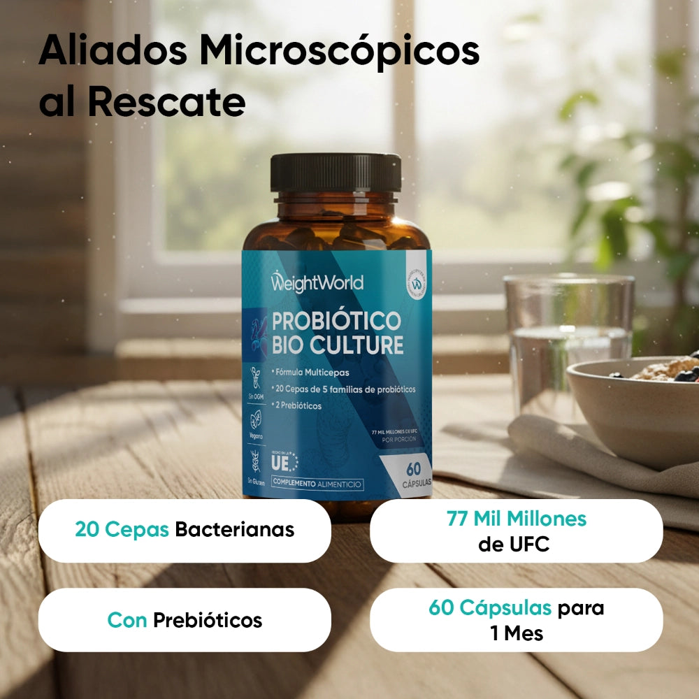 Probióticos Bio Culture 77 mil millones UFC