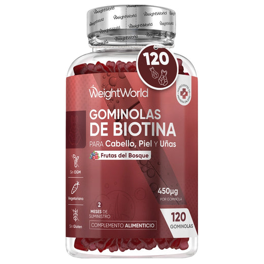 Gominolas de Biotina sabor a frutas del bosque