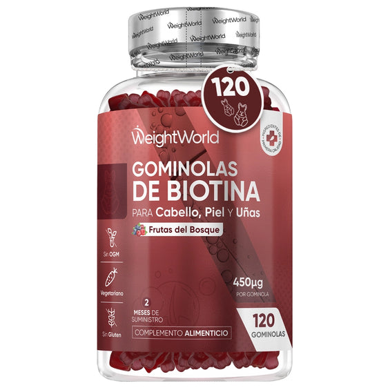 Gominolas de Biotina sabor a frutas del bosque