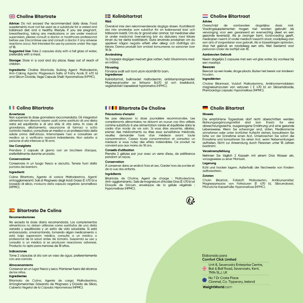 Cómo tomar las cápsulas de Colina