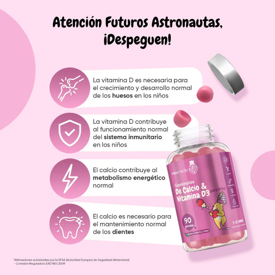 Beneficios del Calcio y la Vitamina D3