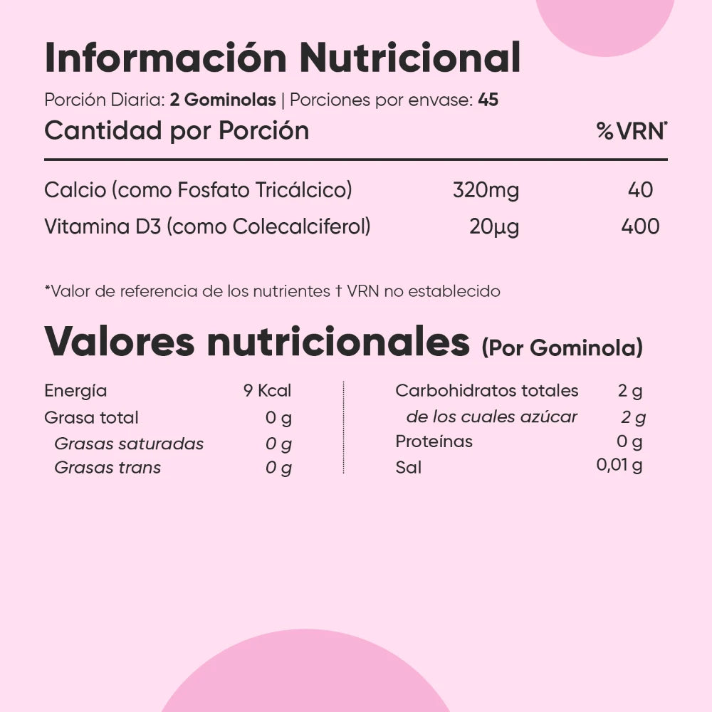 Información nutricional