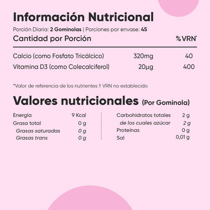 Información nutricional