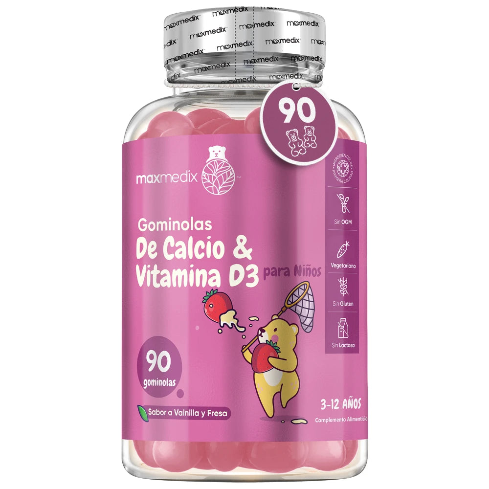 Gominolas de Calcio y Vitamina D3 de maxmedix
