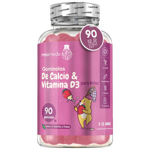 Gominolas de Calcio y Vitamina D3 de maxmedix