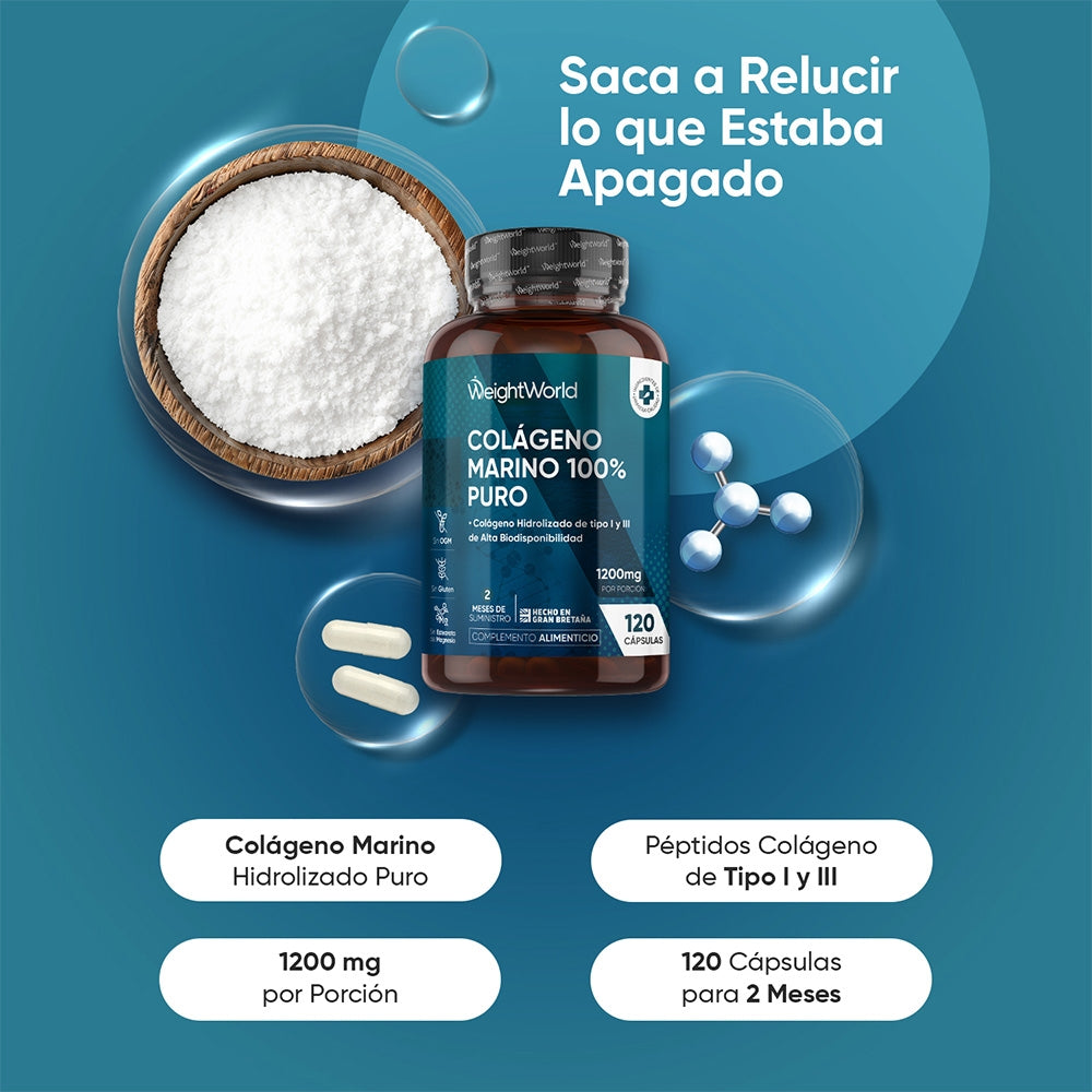 Colágeno Marino de alta potencia 1200 mg
