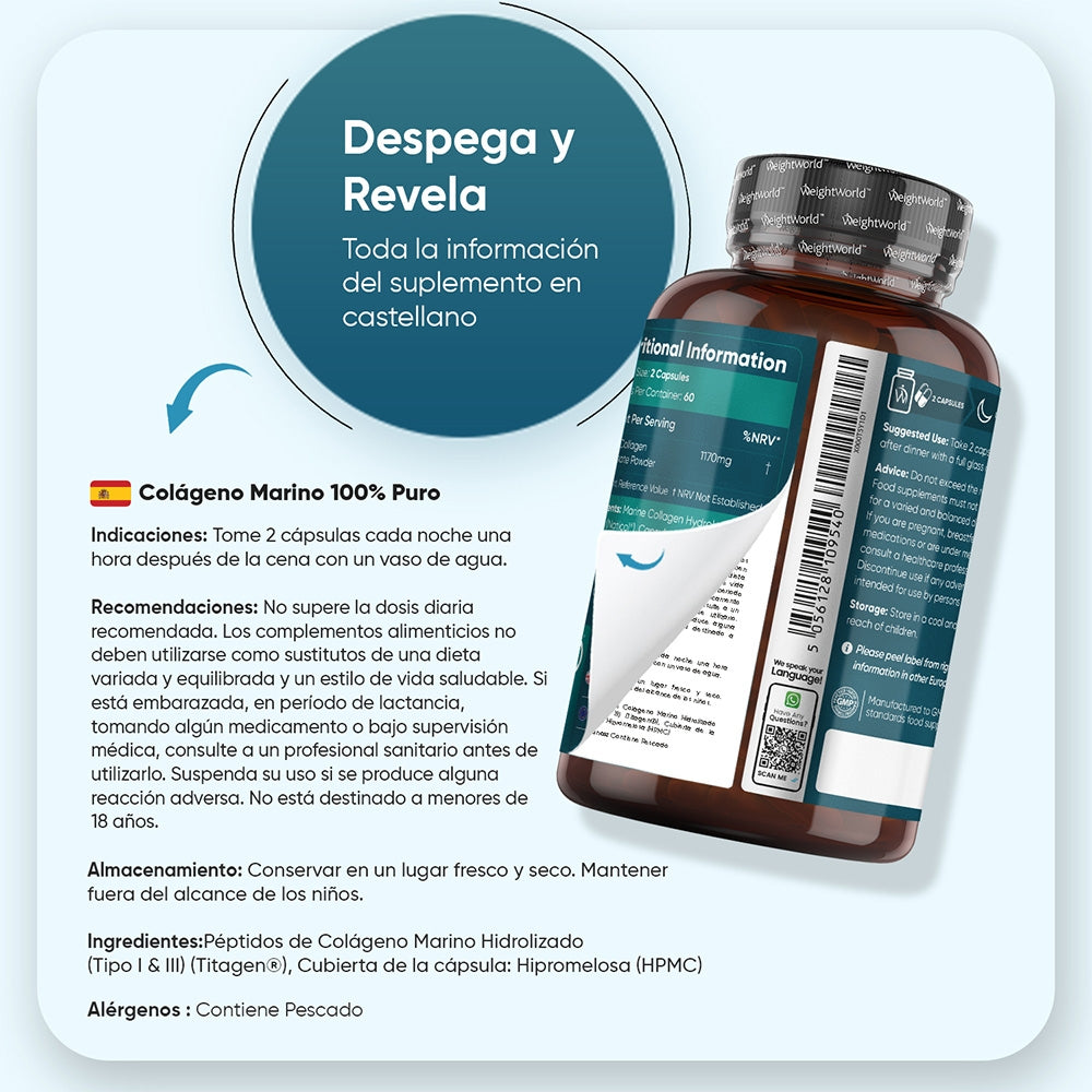 Recomendaciones de uso del Colágeno Marino