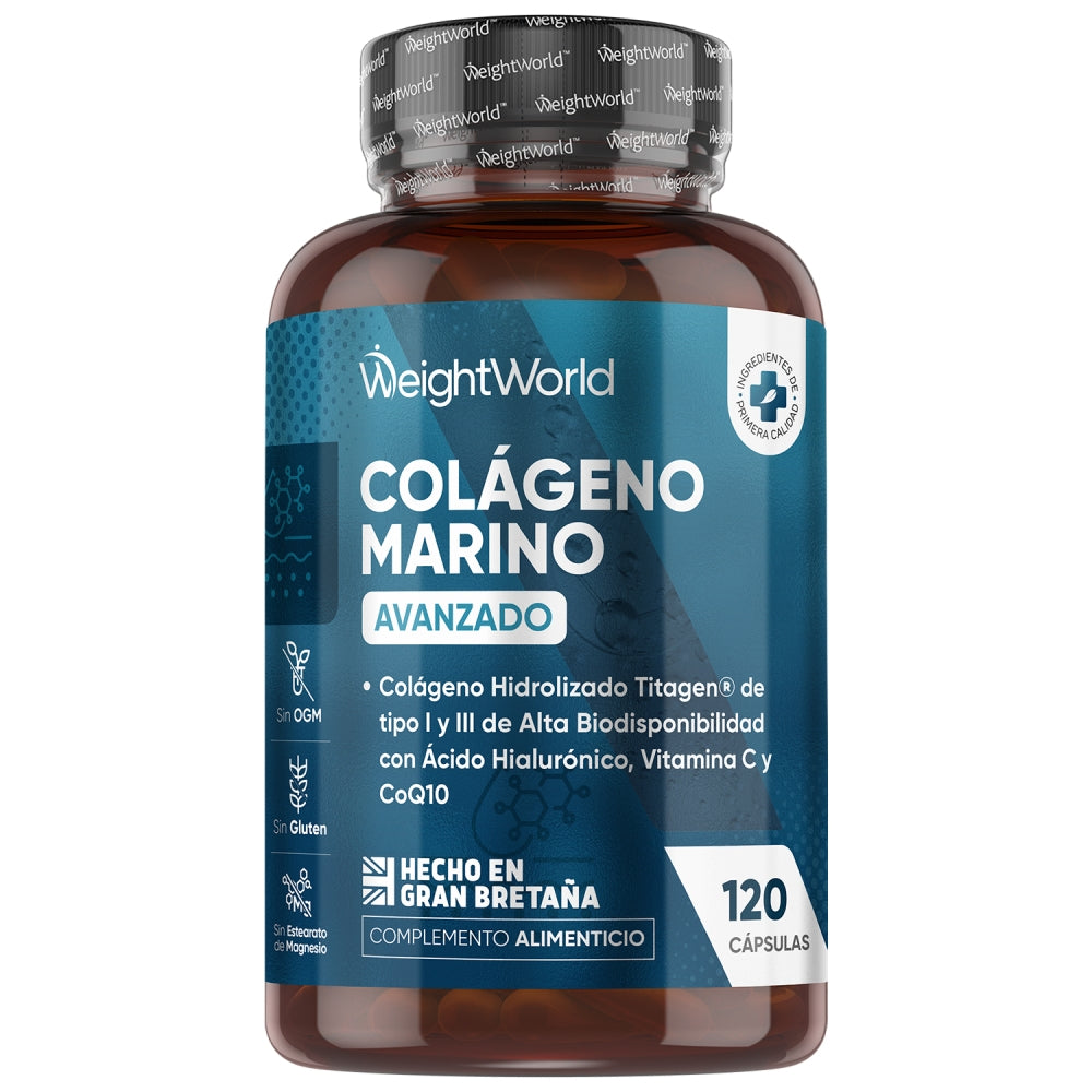 Colágeno Marino con Ácido Hialurónico 120 cápsulas