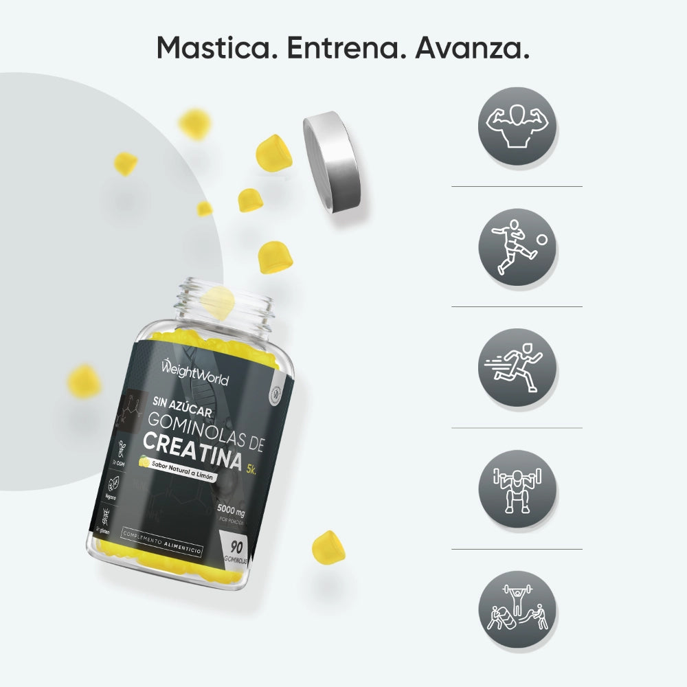 Suplemento preentrenamiento con creatina