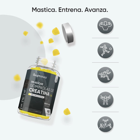 Suplemento preentrenamiento con creatina