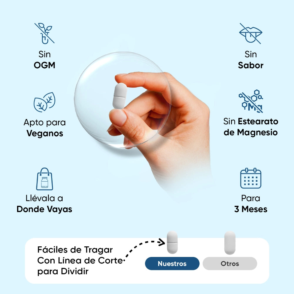 Comprimidos de creatina fáciles de tomar