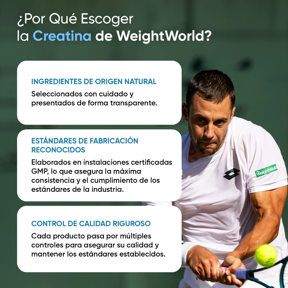 Creatina monohidratada de WeightWorld