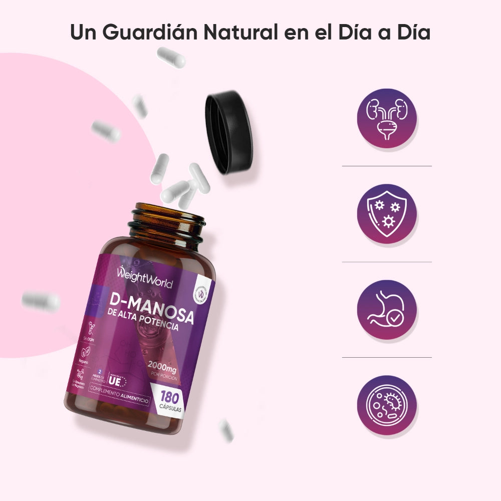 Beneficios de las cápsulas de D-manosa