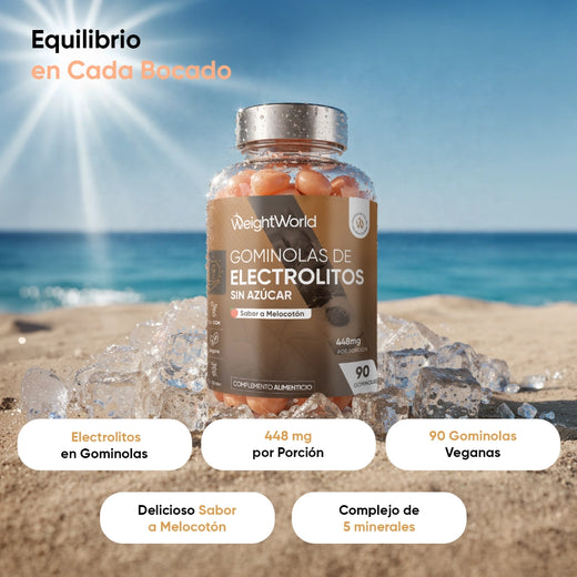 Propiedades de las gominolas de electrolitos