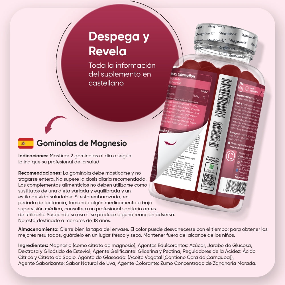 Cómo tomar las gummies de Citrato de Magnesio