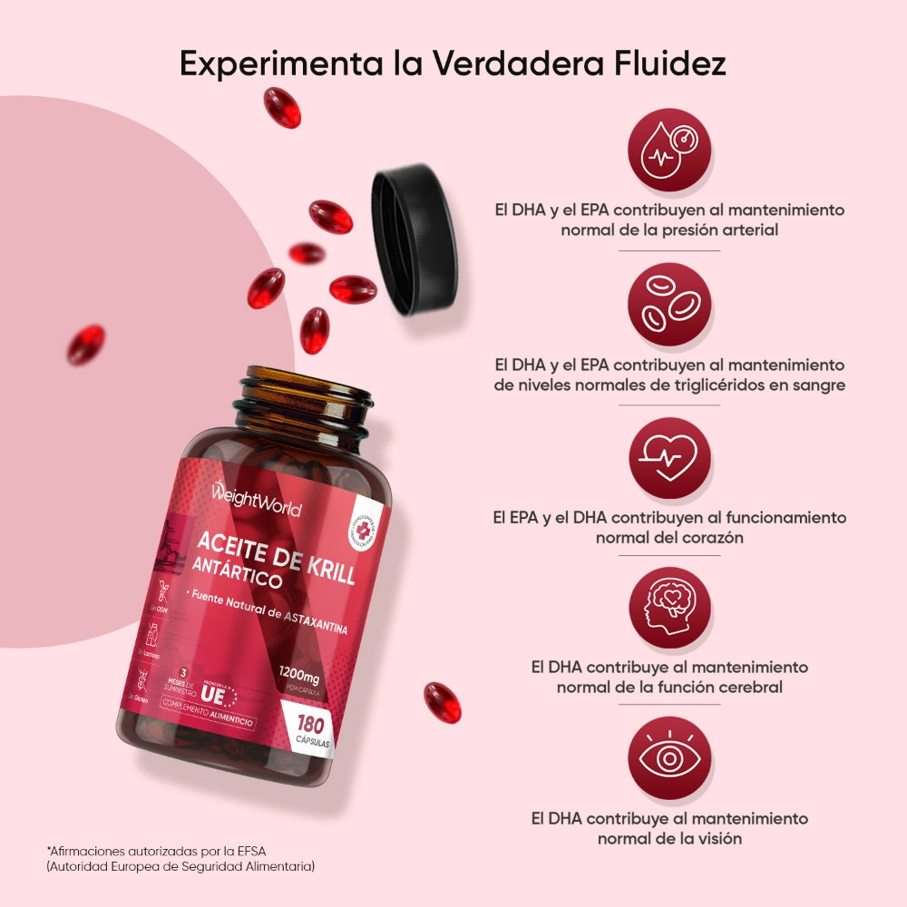 Propiedades del Aceite de Krill Antártico