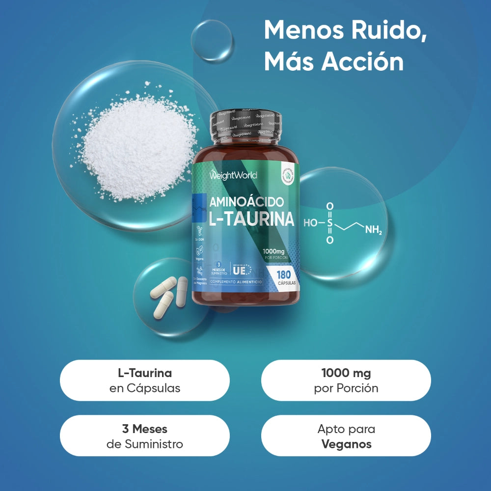 Propiedades de la L-Taurina de WeightWorld