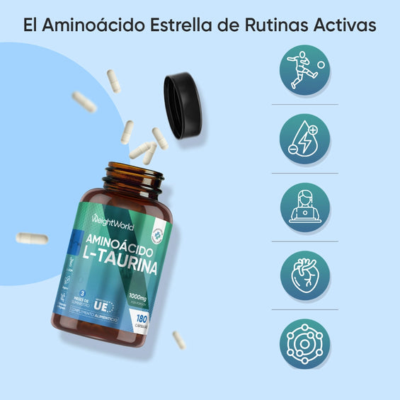 Beneficios de la Taurina, aminoácido estrella