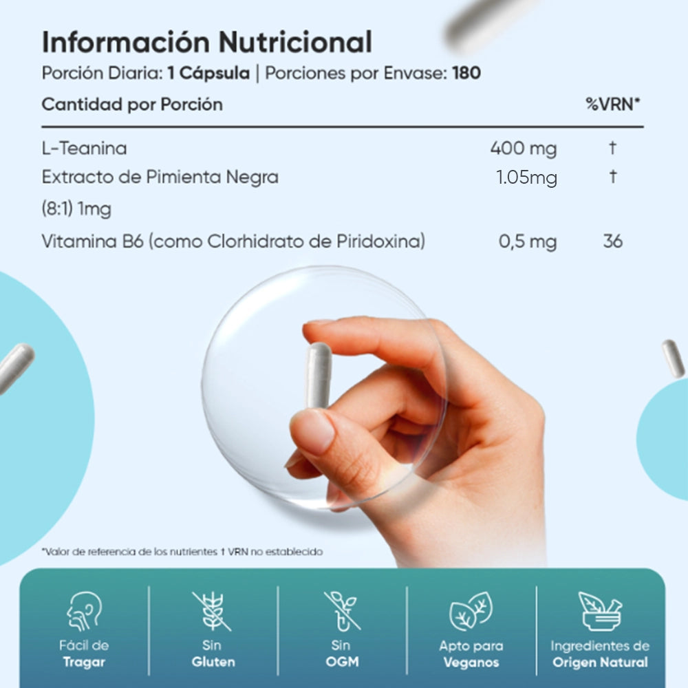 Información nutricional L-Teanina