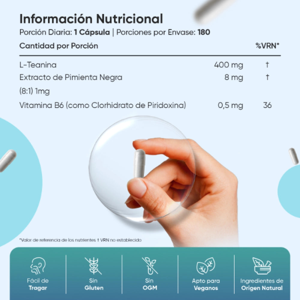 Información nutricional L-Teanina