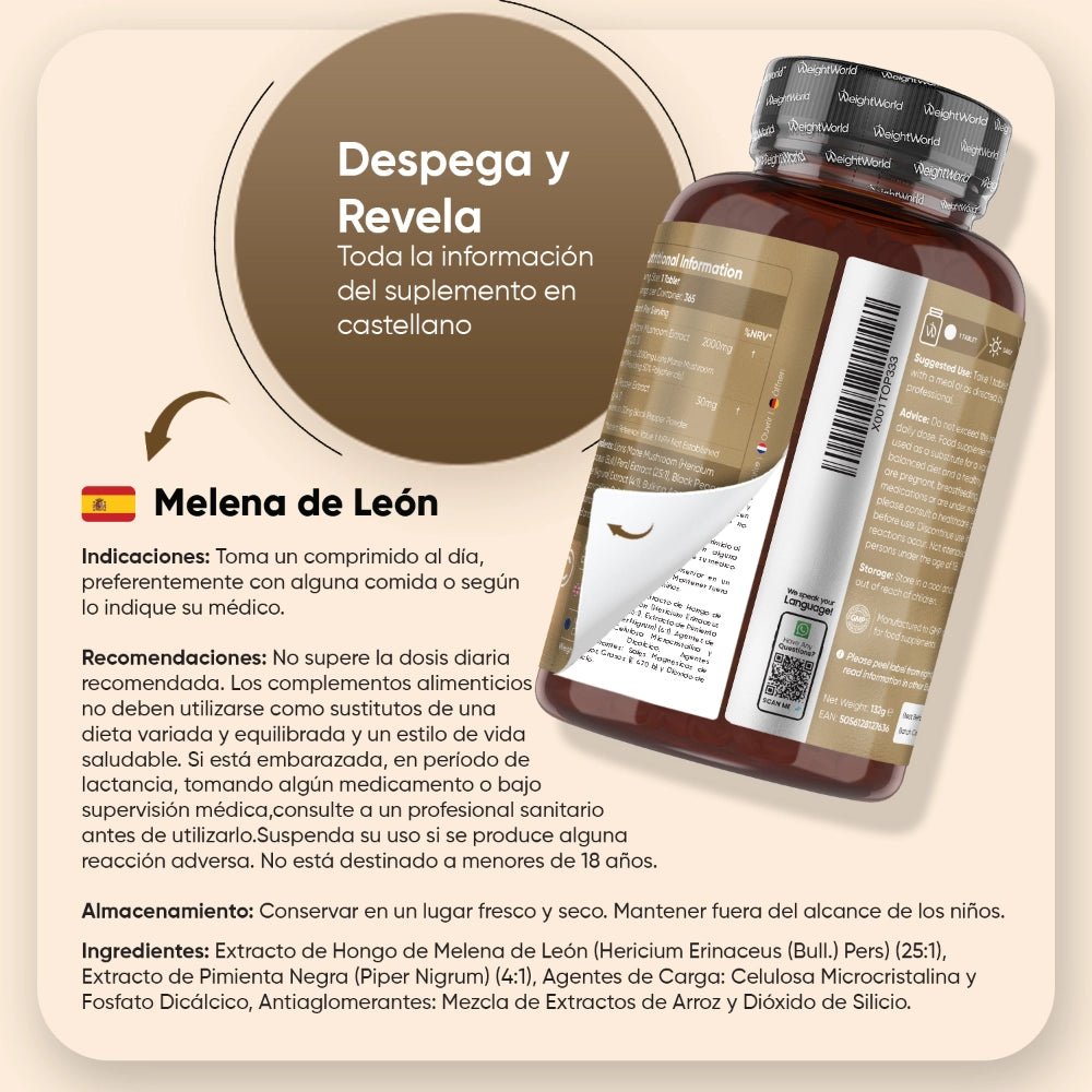 Cómo tomar el suplemento Melena de León